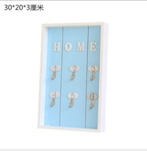 Load image into Gallery viewer, Multi-purpose Home Wall Decor Handmade Wooden key Hook Cargo Storage Box Wall Coat Keys Bags Clothes Hanging Hook Storage Holder