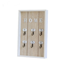 Load image into Gallery viewer, Multi-purpose Home Wall Decor Handmade Wooden key Hook Cargo Storage Box Wall Coat Keys Bags Clothes Hanging Hook Storage Holder