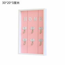 Load image into Gallery viewer, Multi-purpose Home Wall Decor Handmade Wooden key Hook Cargo Storage Box Wall Coat Keys Bags Clothes Hanging Hook Storage Holder