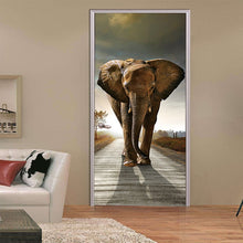 Load image into Gallery viewer, Custom Size Wood Door Stickers For Living Room Bedroom Landscape PVC Self Adhesive Wallpaper Waterproof Renovation Mural Decals
