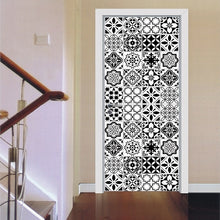 Load image into Gallery viewer, Custom Size Wood Door Stickers For Living Room Bedroom Landscape PVC Self Adhesive Wallpaper Waterproof Renovation Mural Decals