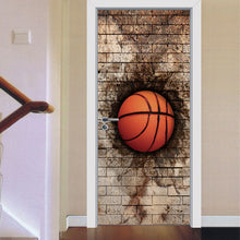 Load image into Gallery viewer, Custom Size Wood Door Stickers For Living Room Bedroom Landscape PVC Self Adhesive Wallpaper Waterproof Renovation Mural Decals