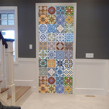 Load image into Gallery viewer, Custom Size Wood Door Stickers For Living Room Bedroom Landscape PVC Self Adhesive Wallpaper Waterproof Renovation Mural Decals