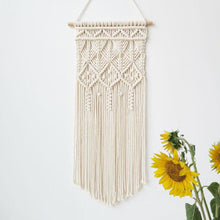 Load image into Gallery viewer, Macrame Boho Tapestry Wall Hanging Hand-woven Home Decoration Accessories Nordic Art Tassel Apartment Dorm Room Decoration